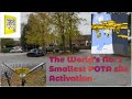 World’s Smallest Official POTA Site, V-dipole fun &amp; Park that must be visited