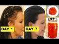 BEST HAIR GROWTH REMEDY Massage Hair Roots with this Carrot Oil & Grow Double Thick hair in 7 DAYS