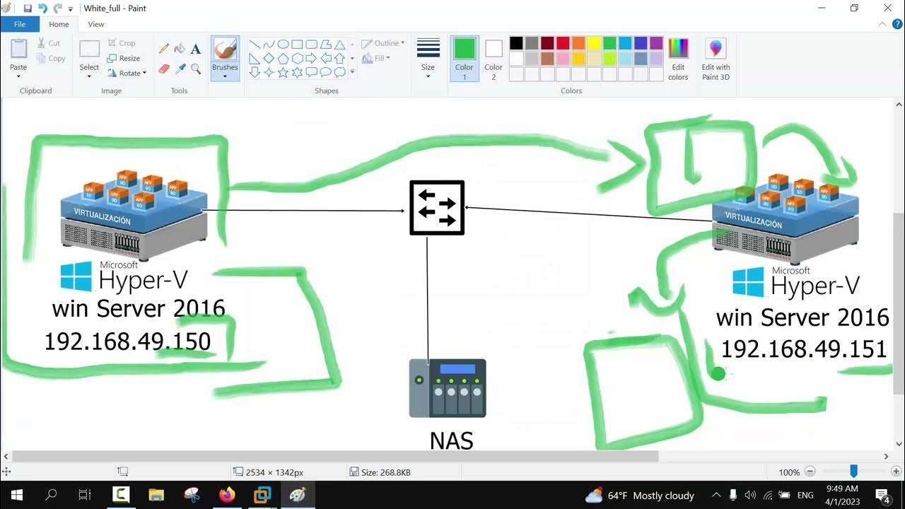 Windows Server 2016 Backup and Restore HyperV Virtual Machine شرح