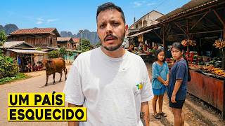 LONGE DO LUXO E DA OSTENTAÇÃO: Primeiro dia no Laos