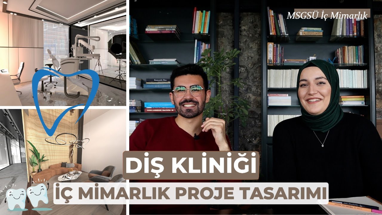 Diş Kliniği, MSGSÜ İç Mimarlık Proje Tasarımı | Beyzanur Bakır