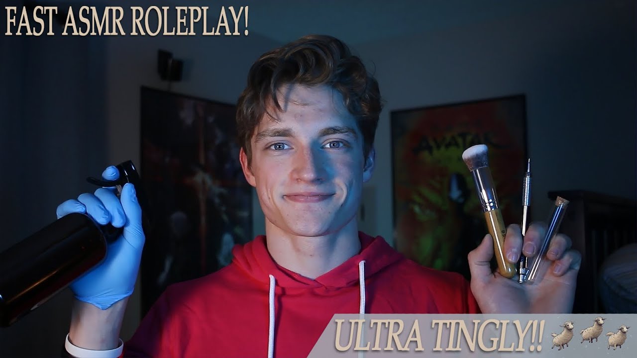 (БЫСТРЫЕ РОЛЕВЫЕ ИГРЫ ASMR) Врач, Парикмахер, Учитель естественных наук, Визажист, Художник,