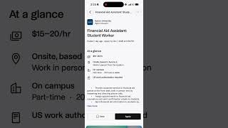 Finding on-campus jobs in Handshake