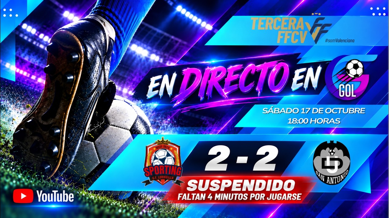 3ª FFCV | Sporting Loriguilla CF 2-2 UD San Antonio