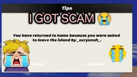 (PROOF) I got scam 😭 in skyblock | Blockman Go