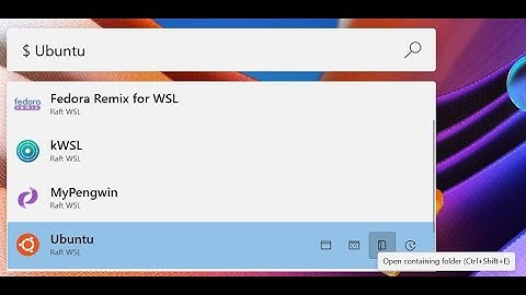 Raft WSL integration with PowerToys Run