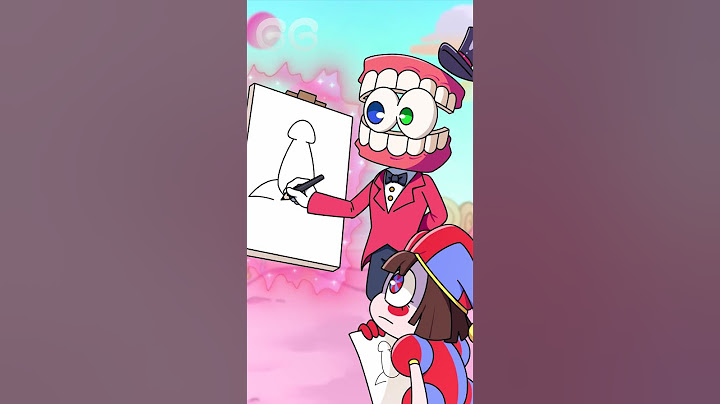 Drawing with Caine and Pomni (The Amazing Digital Circus Animation)