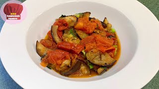 Berenjena Asada en Salsa de Tomate | Grill Eggplant in Tomato Sauce