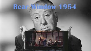 Alfred Hitchcock in his film          Rear Window 1954 #AlfredHitchcock 🎬🎬