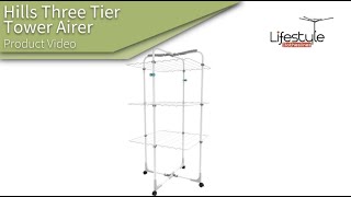 Hyfive Clothes Drying Rack 3 Tier Airer Portable