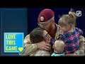 Corporal Jeremy Hillson makes surprise return on Canadian Armed Forces Appreciation Night