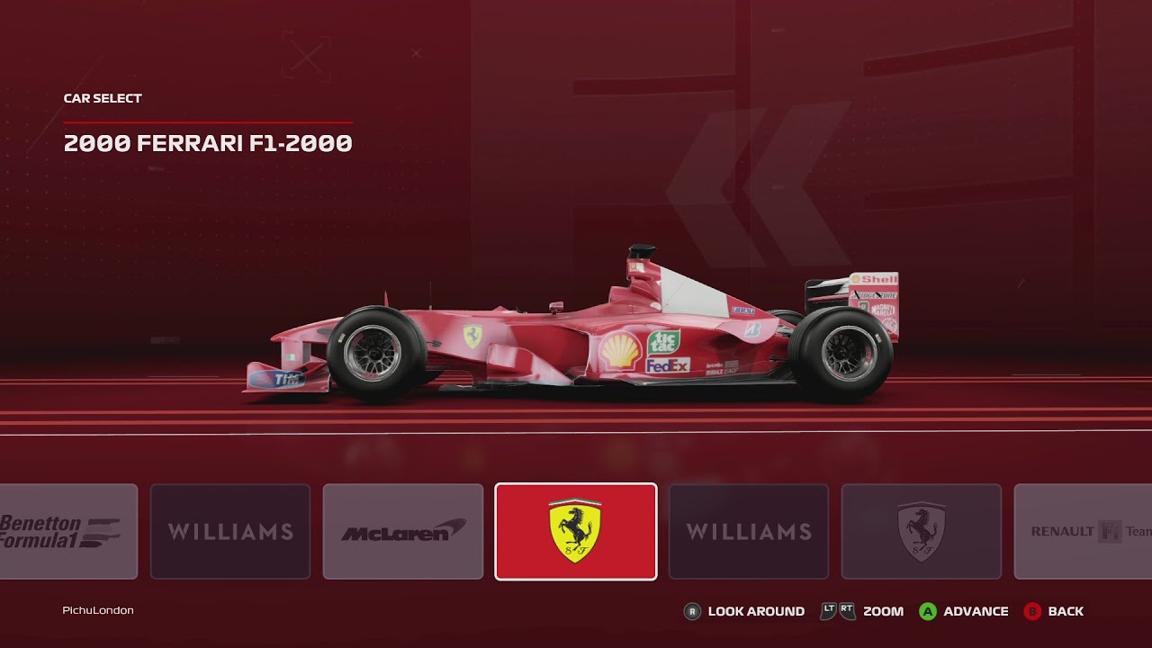 F1 2020 - 2000 Ferrari F1 2000 At United States Short Gp - Youtube