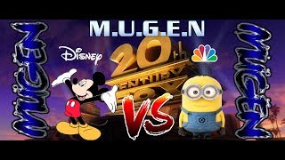 M.u.g.e.n Mickey Vs. Dave The Minion Outdated Video