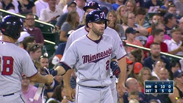 MIN@DET: Dozier drives an RBI triple into the corner