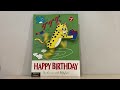 動く・ダダダ誕生日【誕生お祝い／オルゴールカード】850319