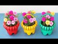 Plastic Bottle Craft Ideas, Recycle Plastic Bottles To Make Beautiful Flower Pots