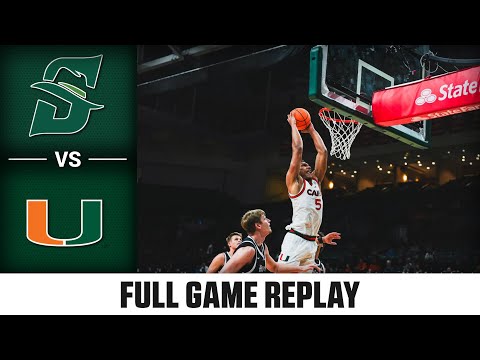 Stetson vs. Miami Full Game Replay |  2025-26 ACC Men’s Basketball