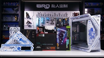 「BRO」4K Water Cooled PC Build ROG Hyperion GR701 porcelain + Eiszeit Cooler 创世神青花瓷主题 压缩机 #pcbuild