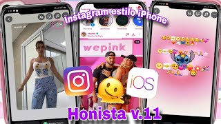 SAIU🔥HONISTA ATUALIZADO 2025 INSTAGRAM estilo IPHONE + EMOJIS IOS + REPOST REELS IGUAL IPHONE