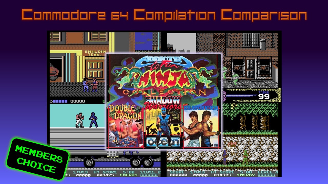 Commodore 64 Compilation Comparison: Ninja Collection (1992) - YouTube