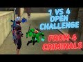 Solo vs squad  32 kills  open challenge from 4 criminals best clash squad match ever