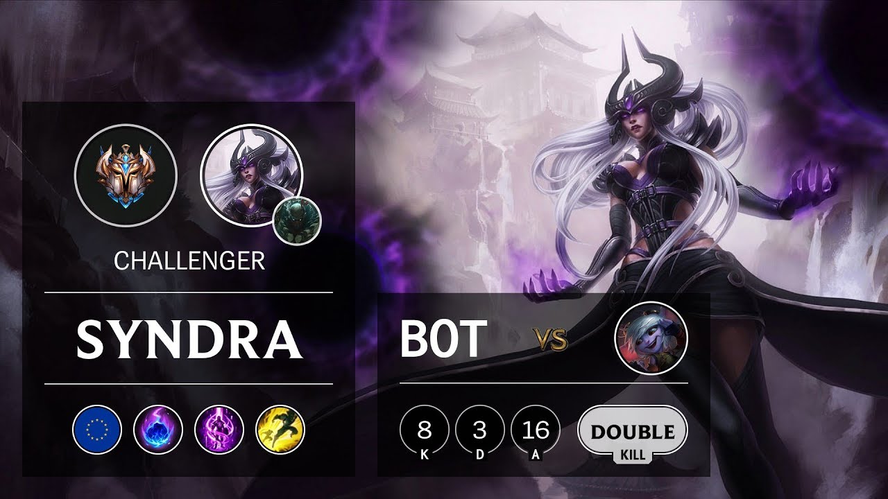 Syndra Bot vs Tristana - EUW Challenger Patch 9.15
