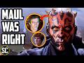 Why DARTH MAUL Was Right (And He Killed PALPATINE) - Secret Plan EXPLAINED