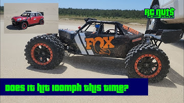 World Record? Take 3. 100mph in the Sand DBXL-E 2.0