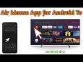 Use phone as mouse for android tv  mouse for android tv  android tv mouse