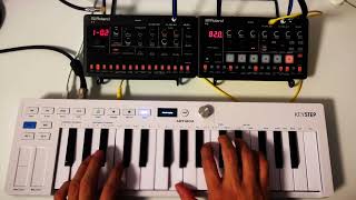 Ambient jam Roland S1, P6 #synth #synthesizer #electronicmusic #drone