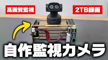 【完全自作】余ってるWebカメラとラズパイでネットワーク監視カメラ作ったら最高すぎた！！！！