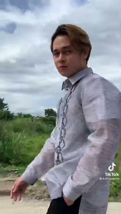 wow handsome man wearing barong tagalog
