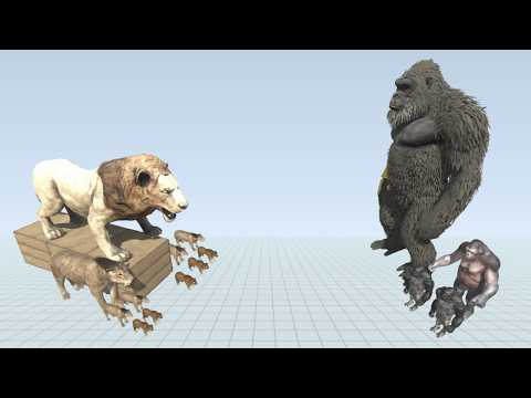 Lion Team vs Mutant Primates | KONG 2024 | ARBS