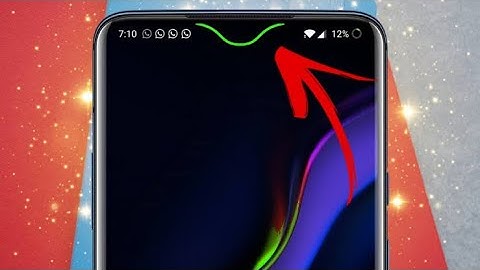 how to enable led notification light around  Notch or camera | How to enable led notification light
