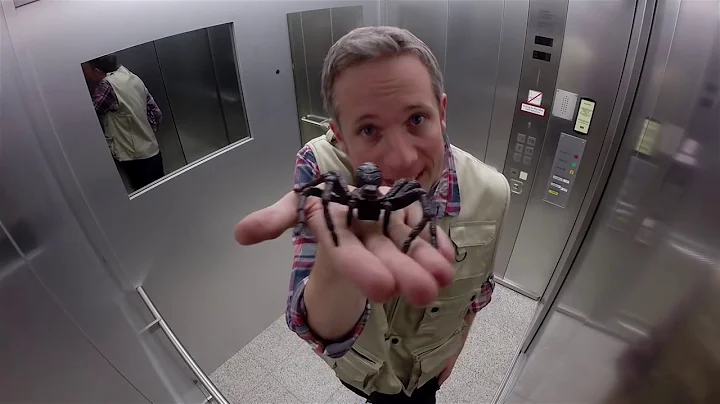 Elevator Spider Prank   S1 E02   iPad Magic with Simon Pierr