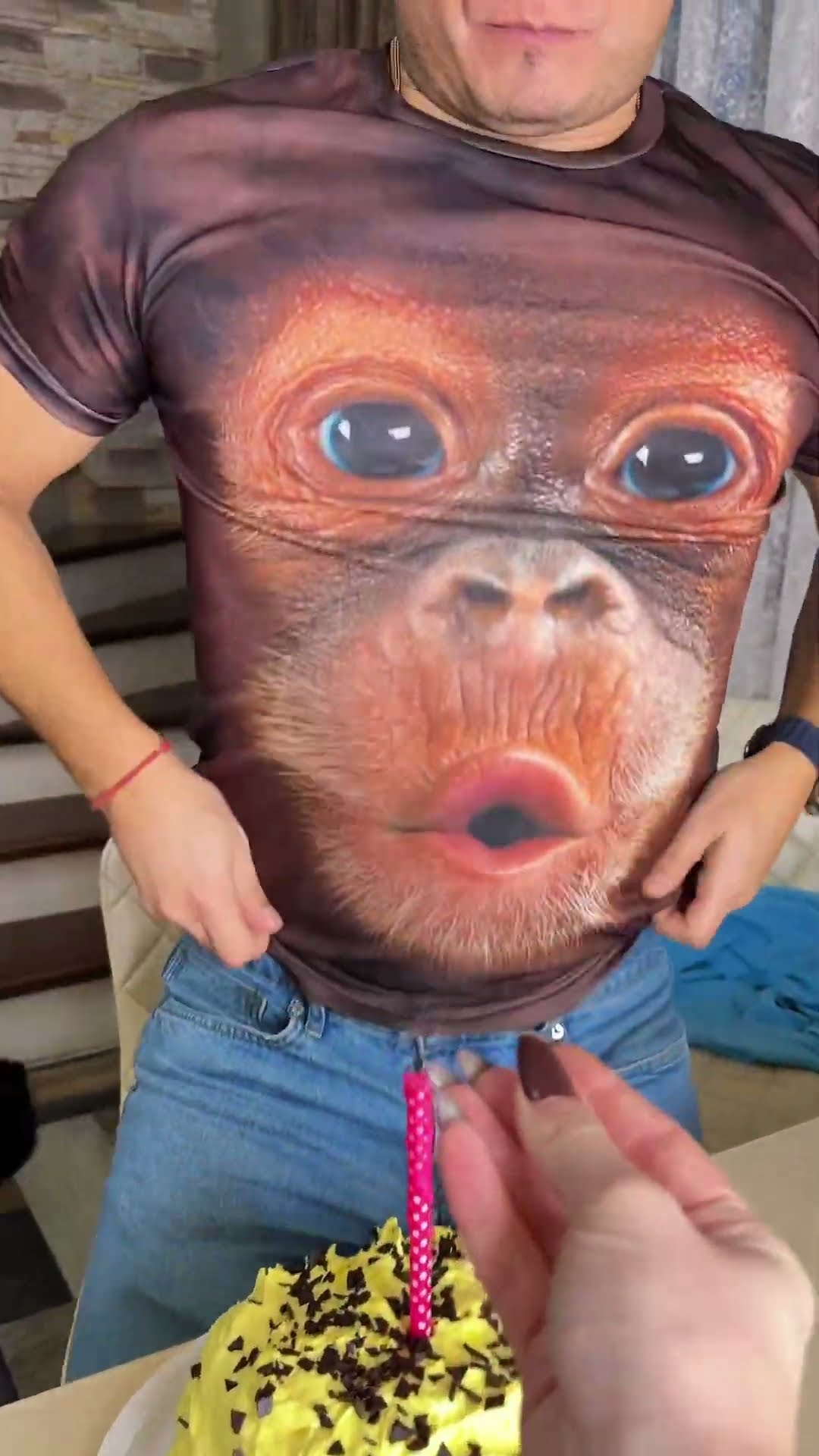 Blowing gorilla by Secret Vlog