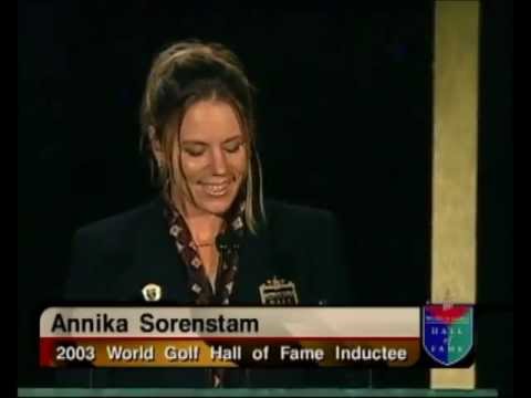 2003 Induction: Annika Sorenstam - YouTube