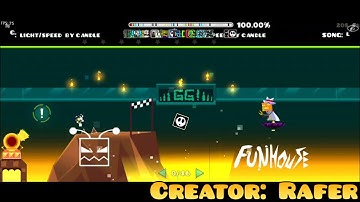 The Best Event? Funhouse 100% (Mythic - Insane), (No Coins Route), By: Rafer || Geometry Dash 2.2074