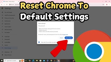 I Reset Google Chrome to Default Settings