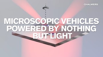 Microscopic vehicles powered by nothing but light
