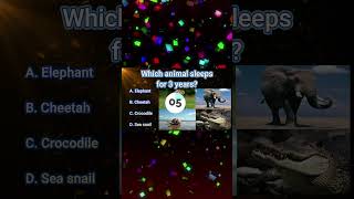 Which animal sleeps for 3 years shorts