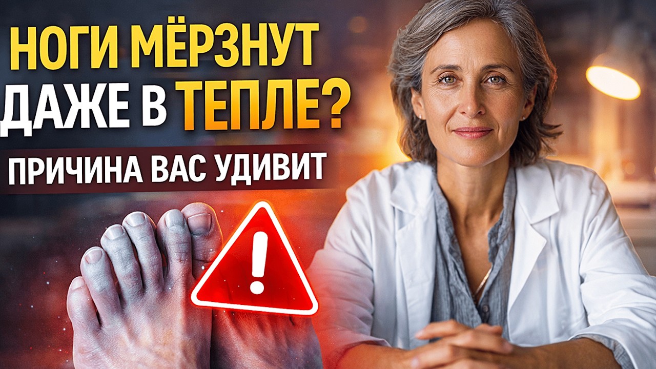 Мёрзнут ноги после 50? Это не возраст — вы делаете одну ошибку!