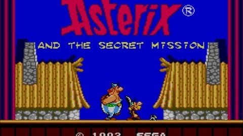 Astérix and the secret mission, Master System