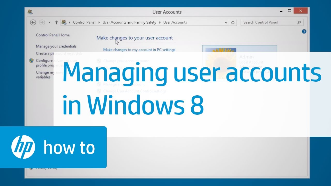 How to create and manage Windows accounts for your family