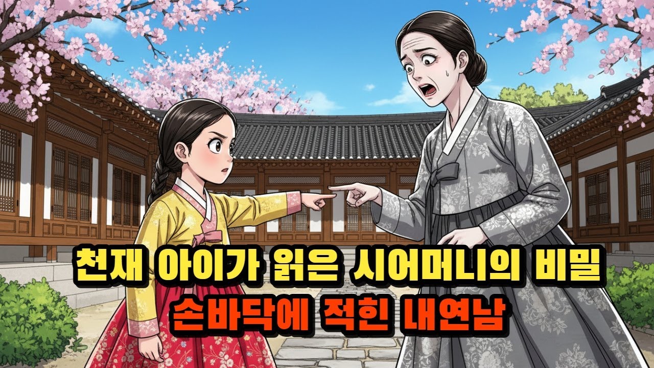 천재 아이가 읽은 시어머니의 비밀 손바닥에 적힌 내연남