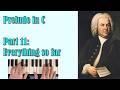 Practice with me: analyze, compare, and assemble phrases 1-3  (Bach: Prelude in C, Part 11)