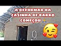 COMEÇAMOS A REFORMA DA CASINHA DE BARRO+ ORGANIZAÇAO DO QUARTO