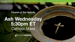 Ash Wednesday 5:30pm Mass