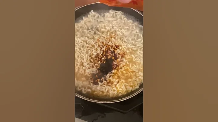 Quattro cheese #buldak #ramen with cheese tteokbokki #shorts