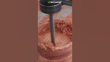 5 Axis CNC Router Cutting Solid Wood with Extreme Precision